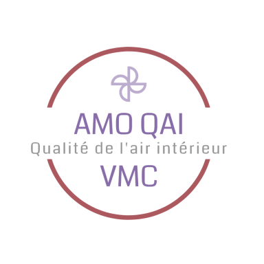 AMO QAI (qualité de l'air intérieur) VMC Logo de la mission d'AMO QAI (qualité de l'air intérieur) VMC