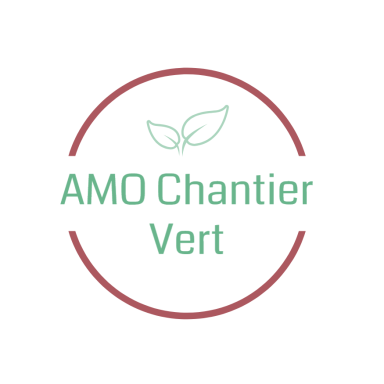 AMO Chantier vert Logo de la mission d'AMO Chantier vert ou Chantier propre ou Chantier à Faibles Nuisances (CFN)